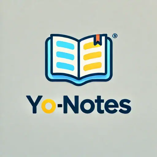 Yo Notes : Yo-Notes | Share and Access Free Study Notes - yo-notes.com