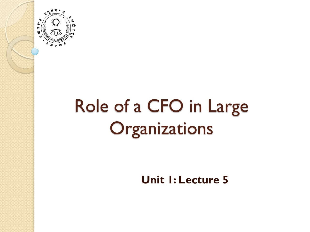 Role of CFO in Large Organizations: Modern Financial Leadership