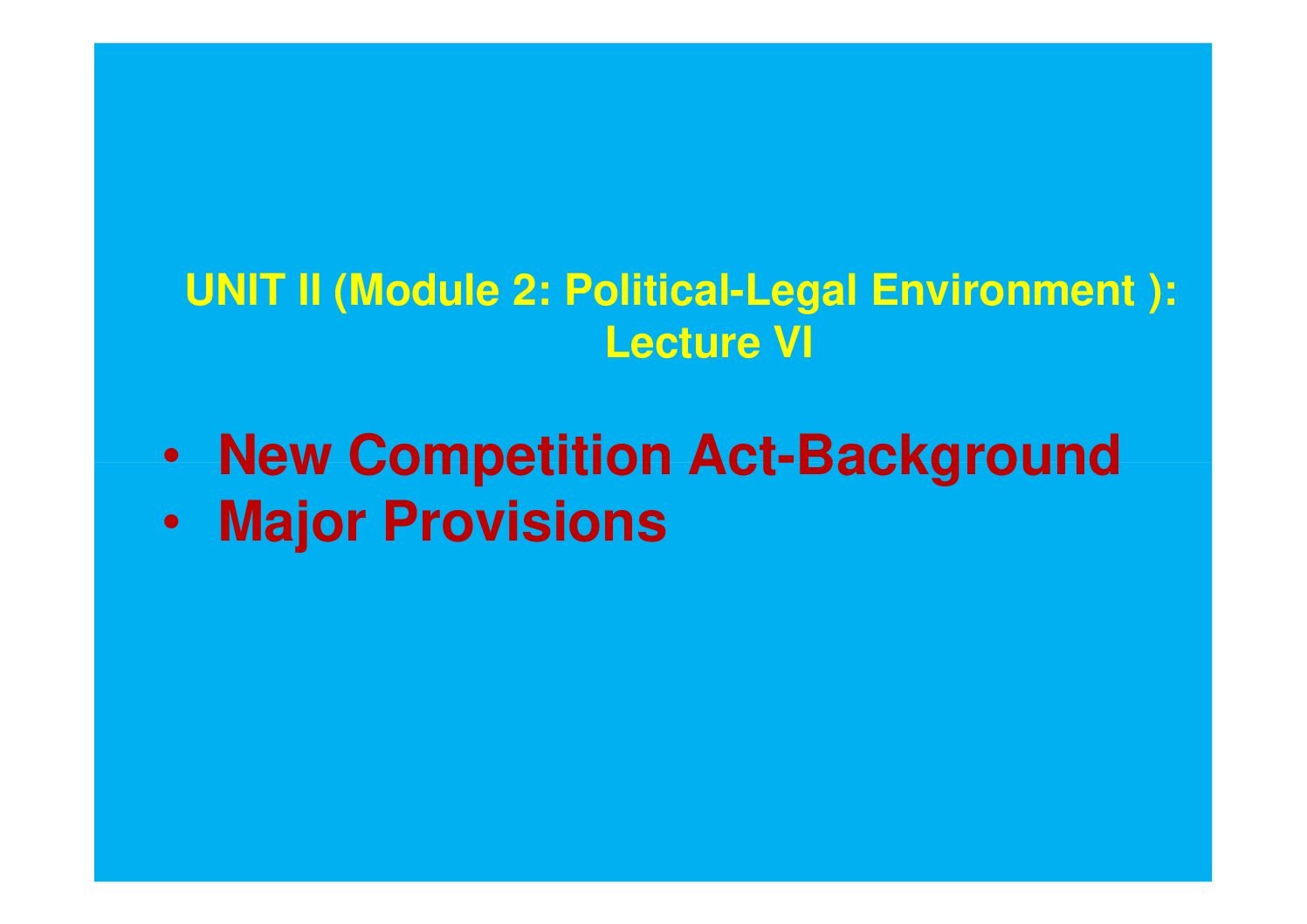 Competition Act Case Studies and Enforcement Mechanisms