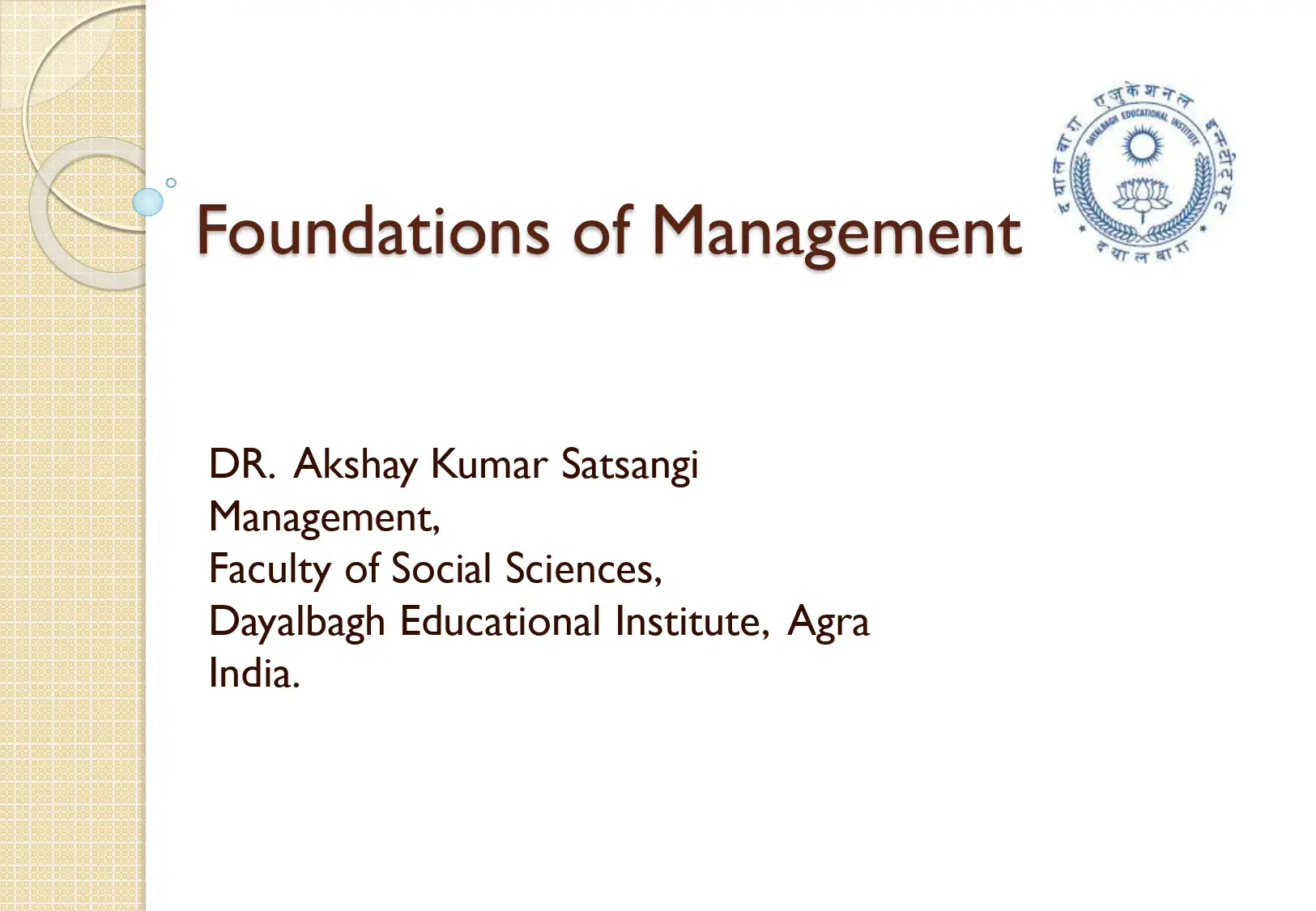 Approaches and Schools of Management Thought