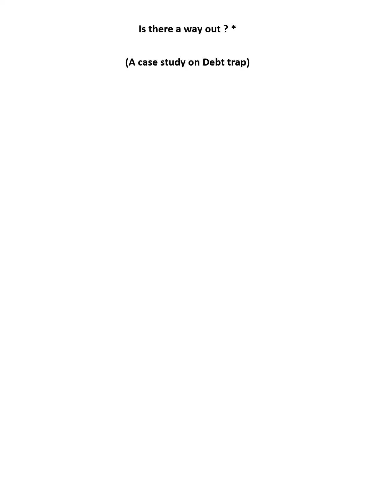 Overview: Capital Structure Theories