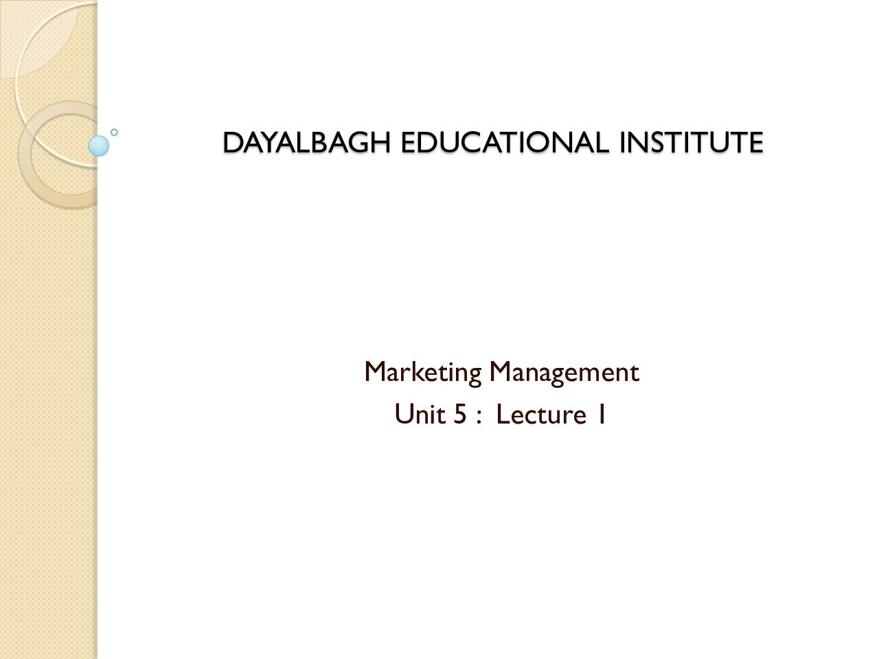 New Product Development and Innovation