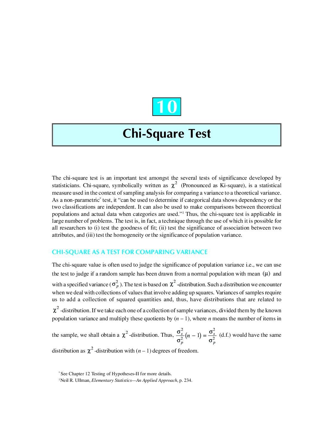 Chi-Square Test