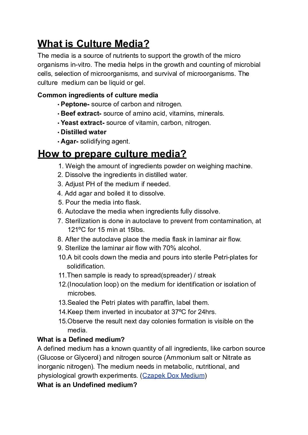 Culture Media – Types, Preparation, Classification, and Selection Methods