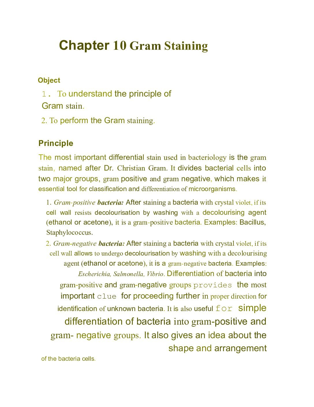 Gram Staining – Principle, Steps, and Gram-Positive/Negative Differentiation