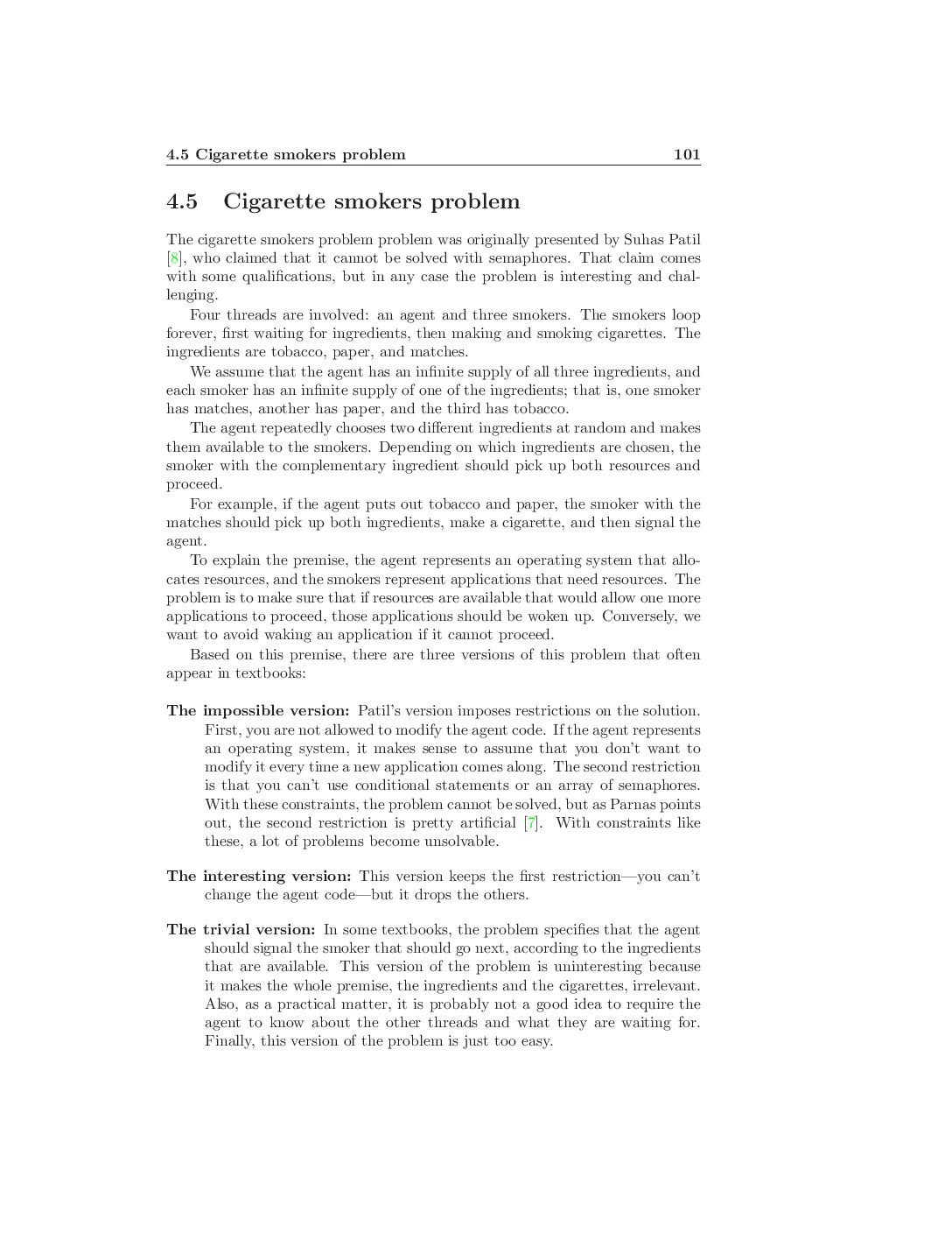 Classical Synchronization Problems – Overview