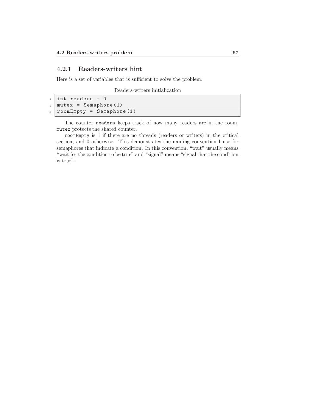 No-Starve Mutex Solutions
