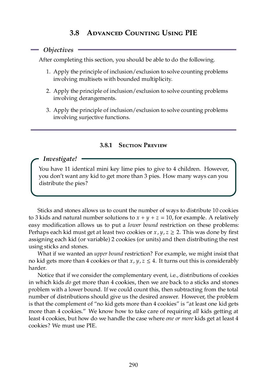 Counting – Chapter Summary and Review Problems