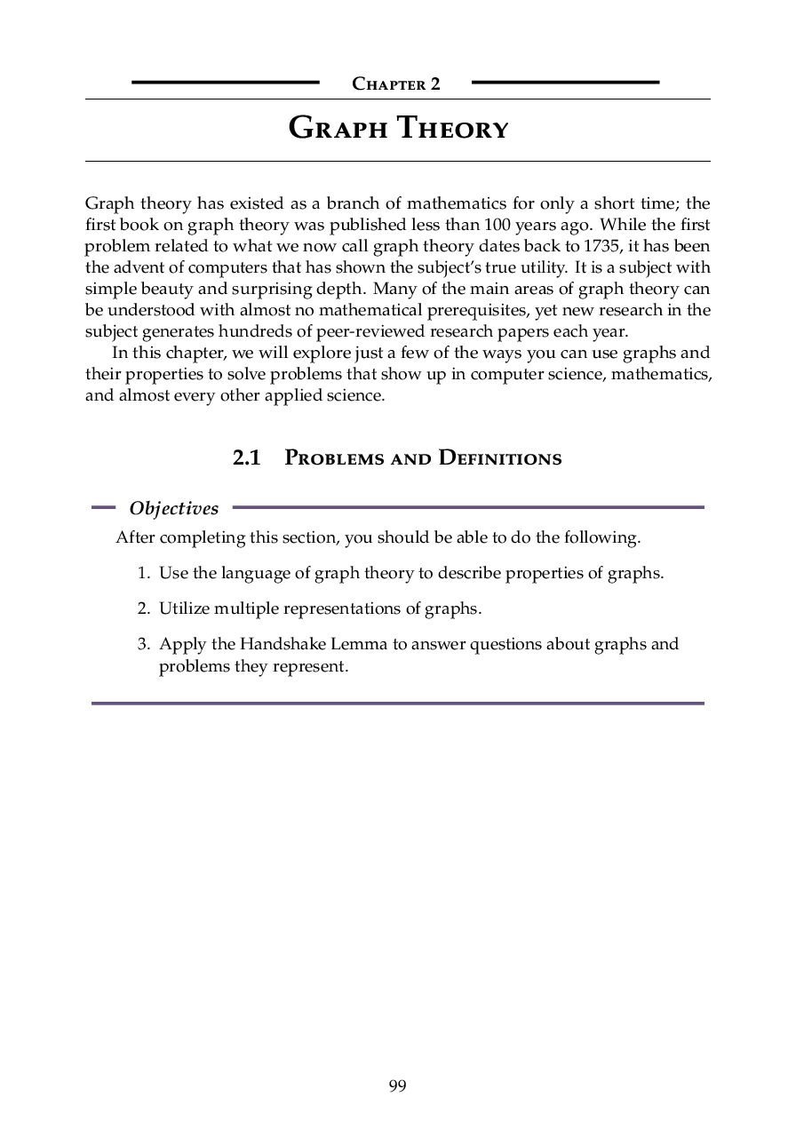 Graph Theory – Definitions and Seven Bridges Problem