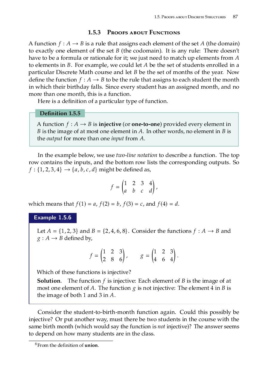 Proofs about Functions and Relations