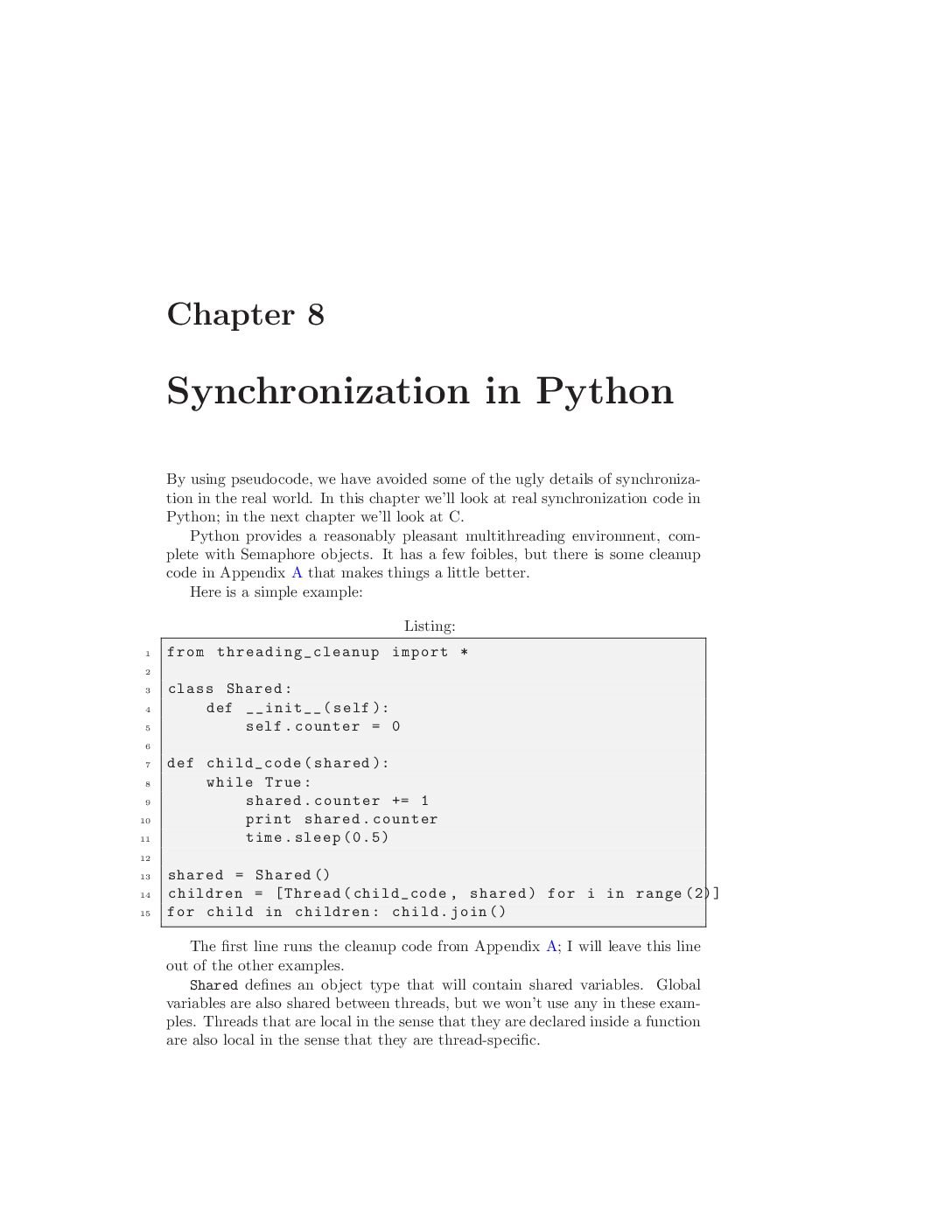 Python Threading and Mutex Implementation
