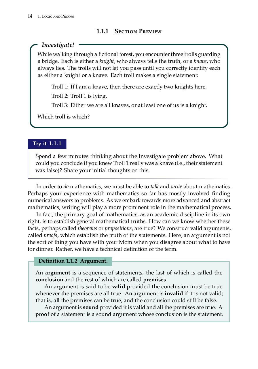 Mathematical Statements and Logical Connectives