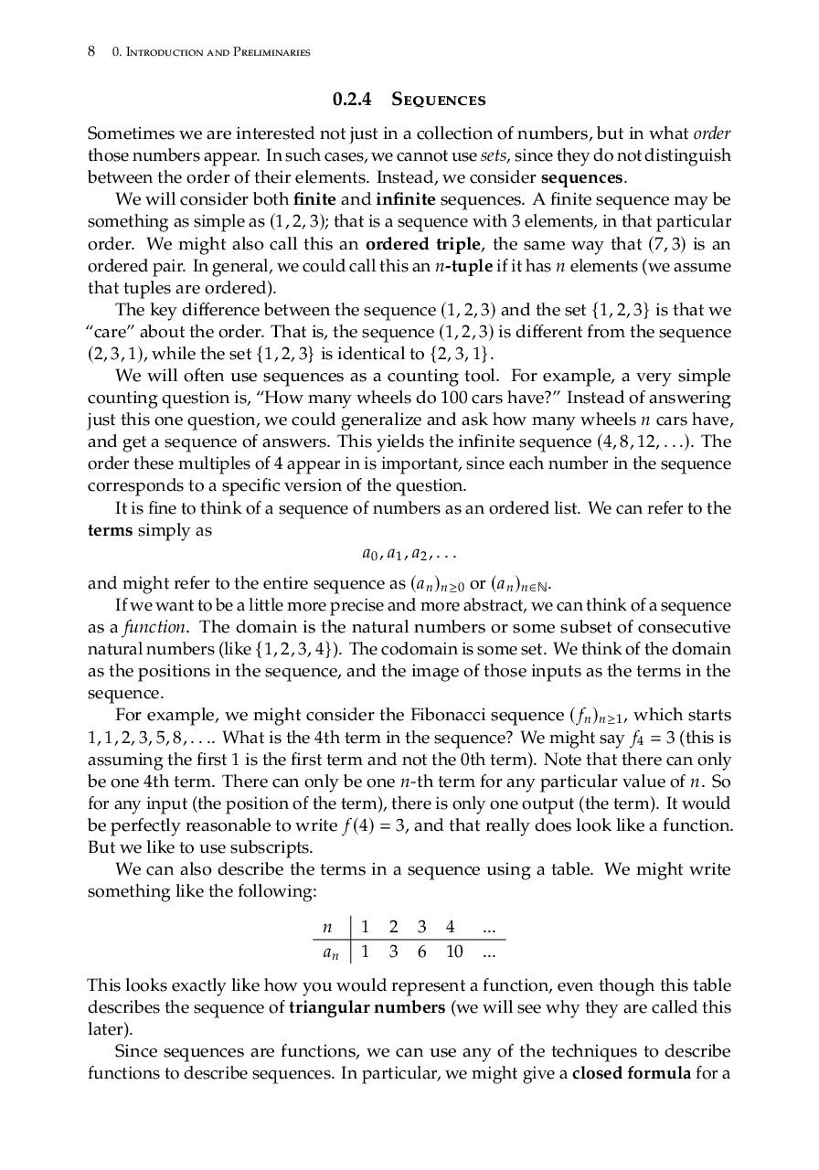Sequences, Relations and Graph Theory