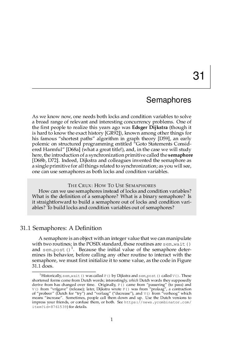 Thread Synchronization with Semaphores