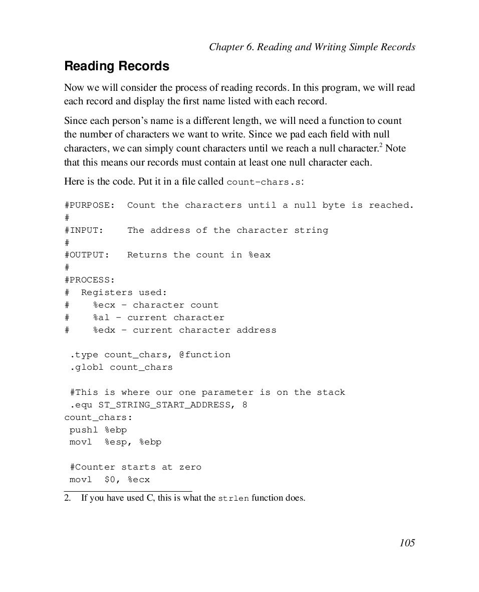 Reading & Writing Structured Records