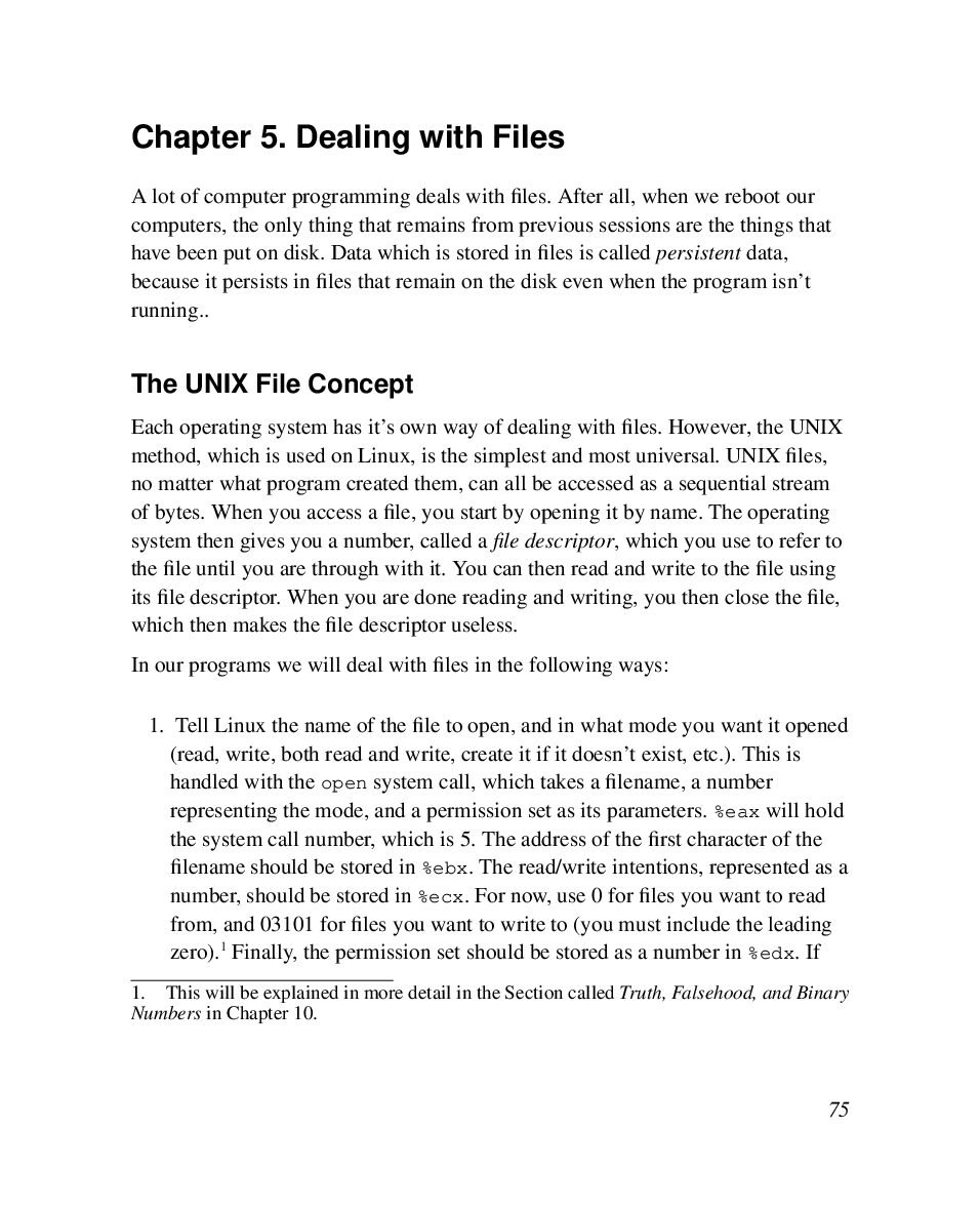 File Input/Output Operations