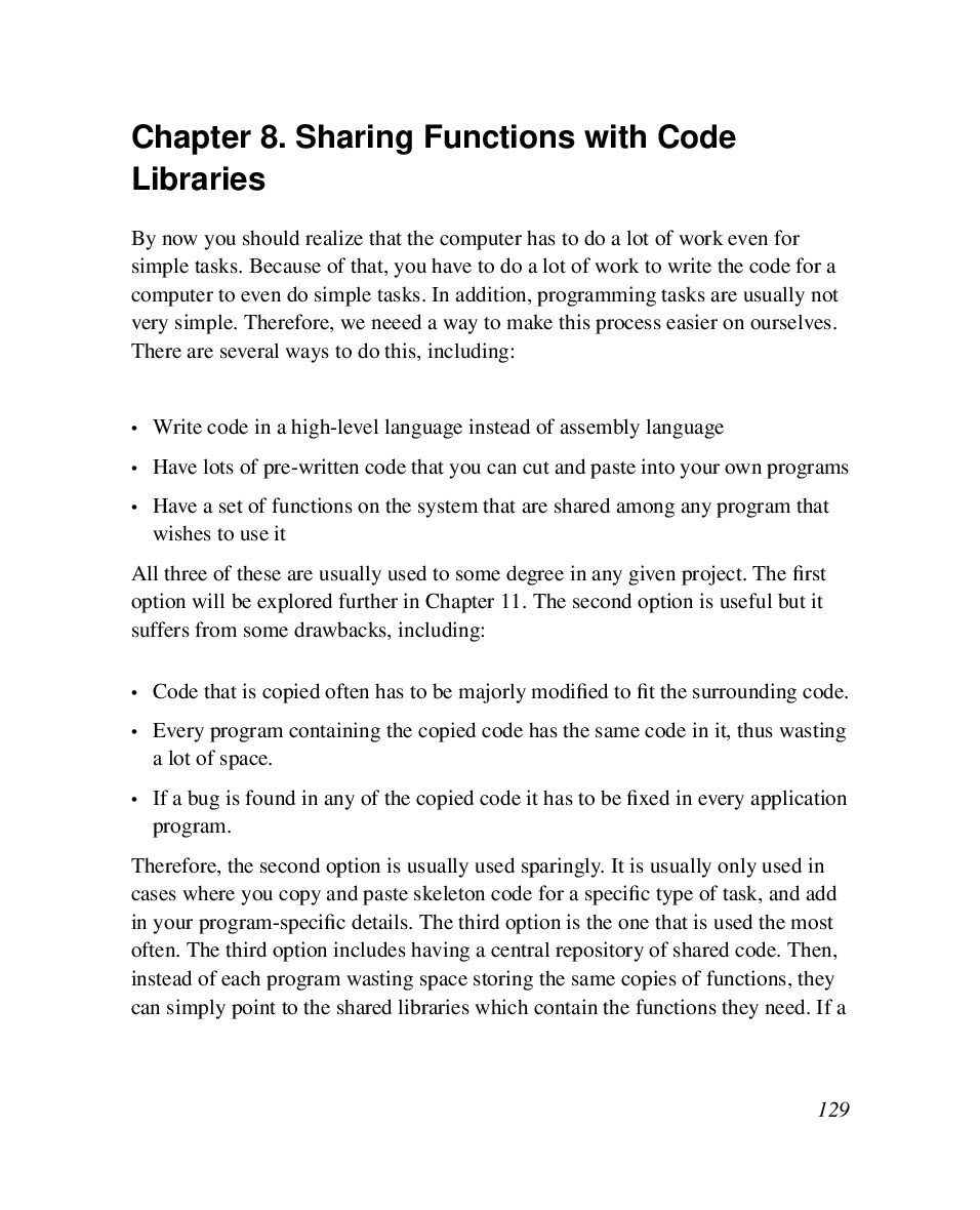 Shared Code Libraries