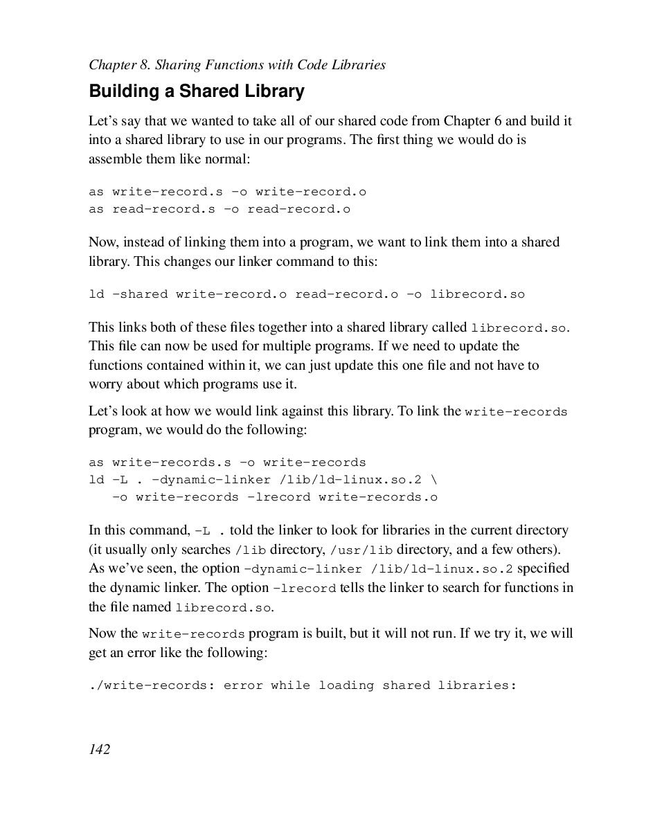 Building & Using Shared Libraries