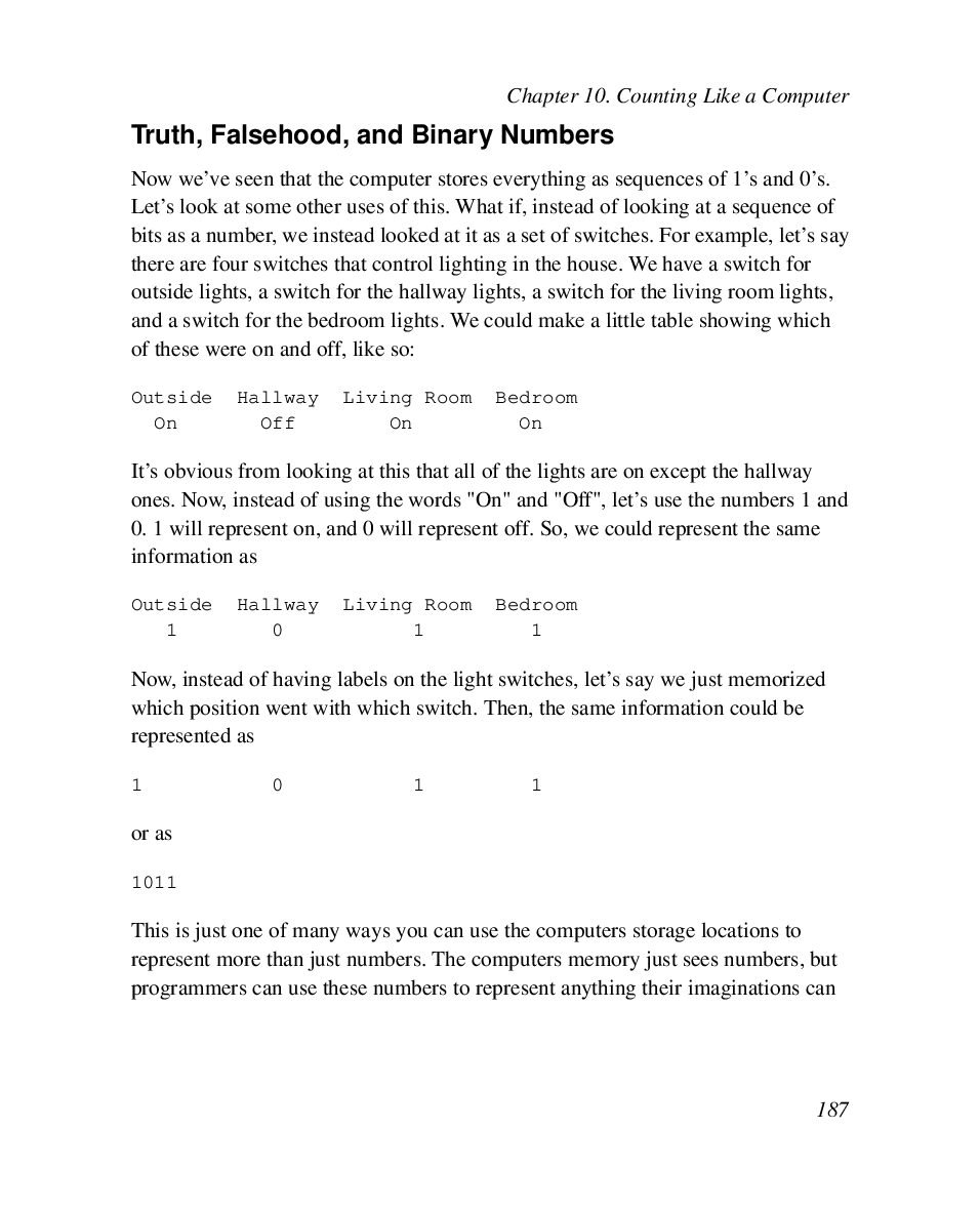 Binary Numbers & Logic Operations