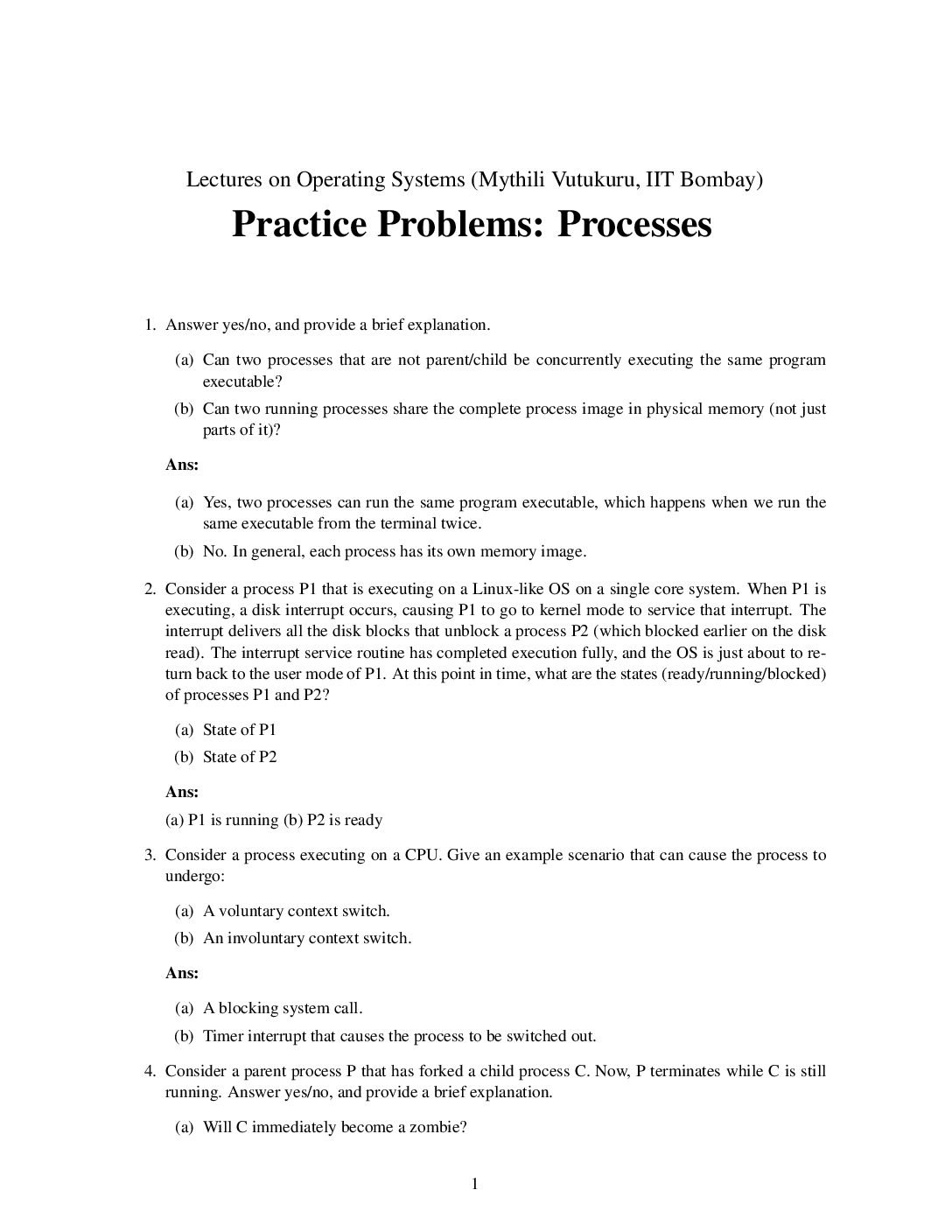 Process Management and Scheduling