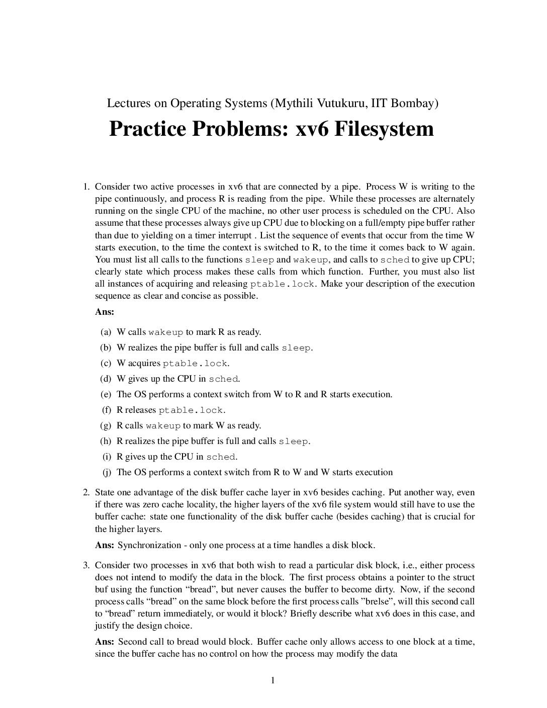 File Systems and Data Structures