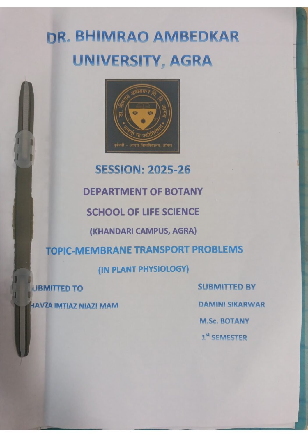 Membrane Transport Problems in Plant Physiology
