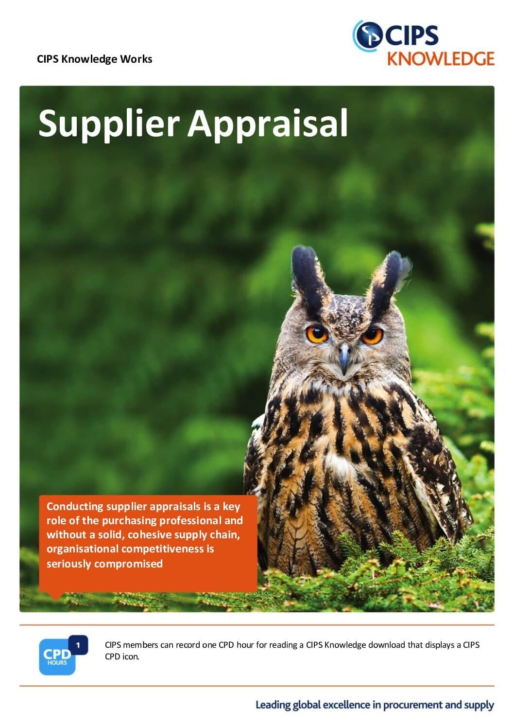 Procurement and Supply Chain Management