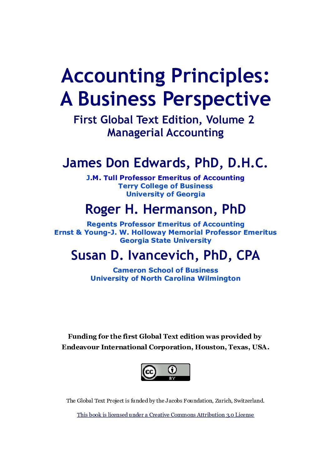 Budgeting for Planning and Control